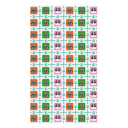 Kawaii Cat 3cats Hand towel