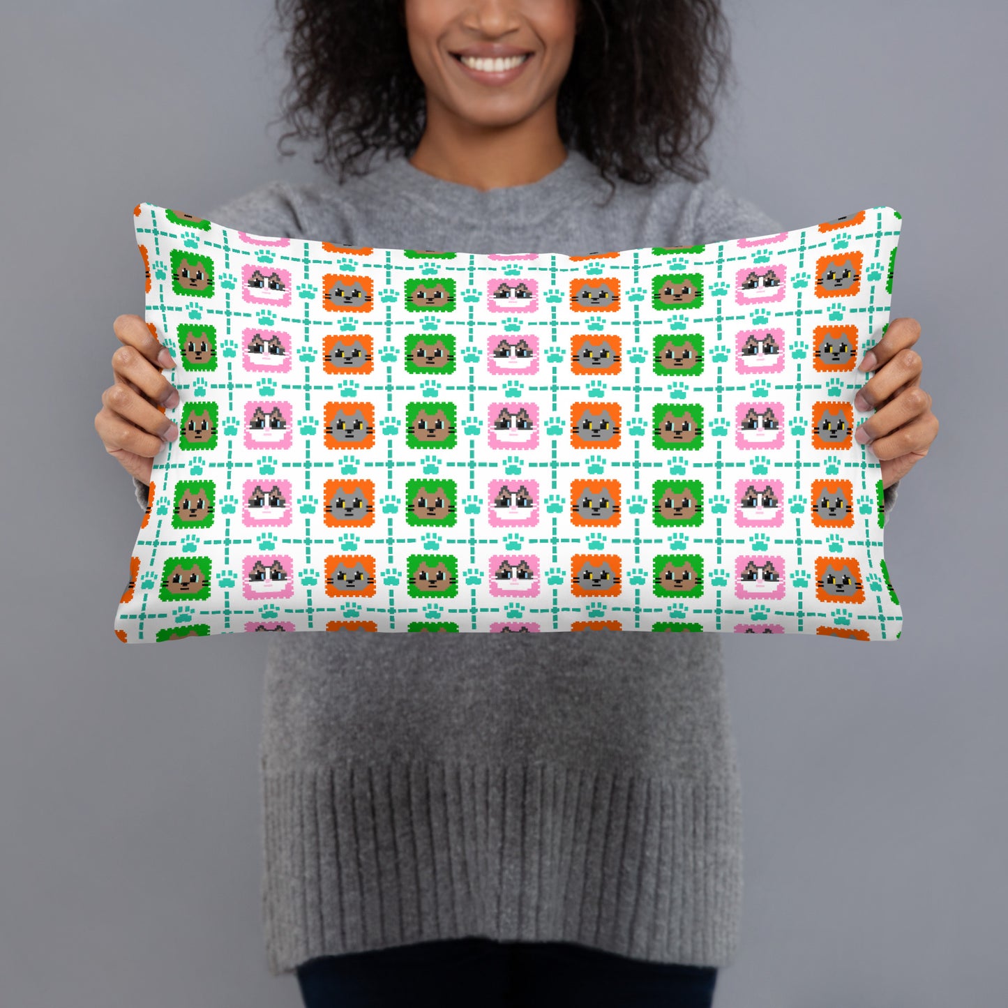 Kawaii Cat 3cats Basic Pillow