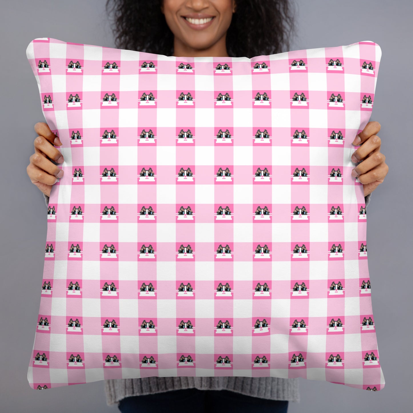 Kawaii Cat Basic Pillow Frill