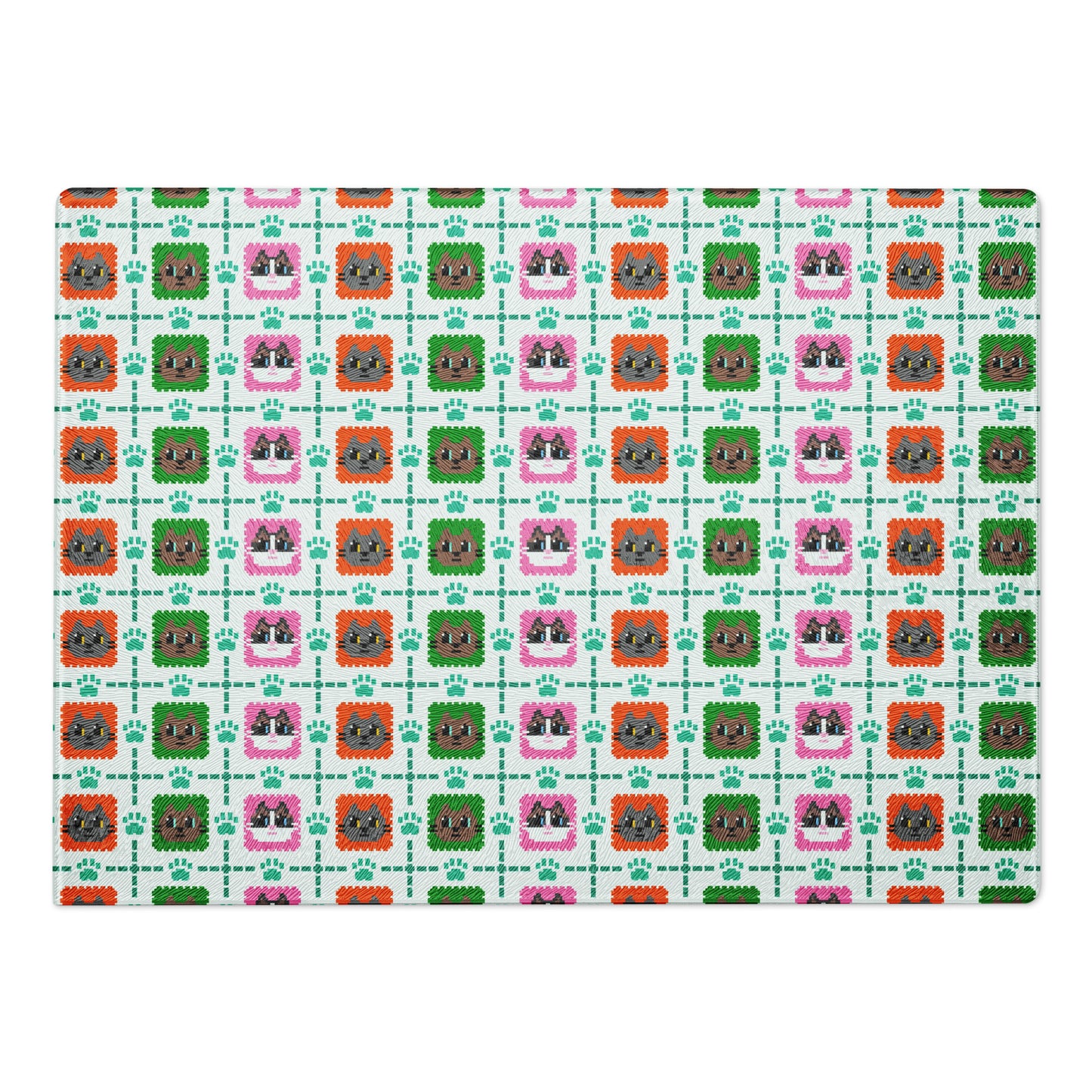 Kawaii Cat 3cats Glass cutting board : Japanese Design