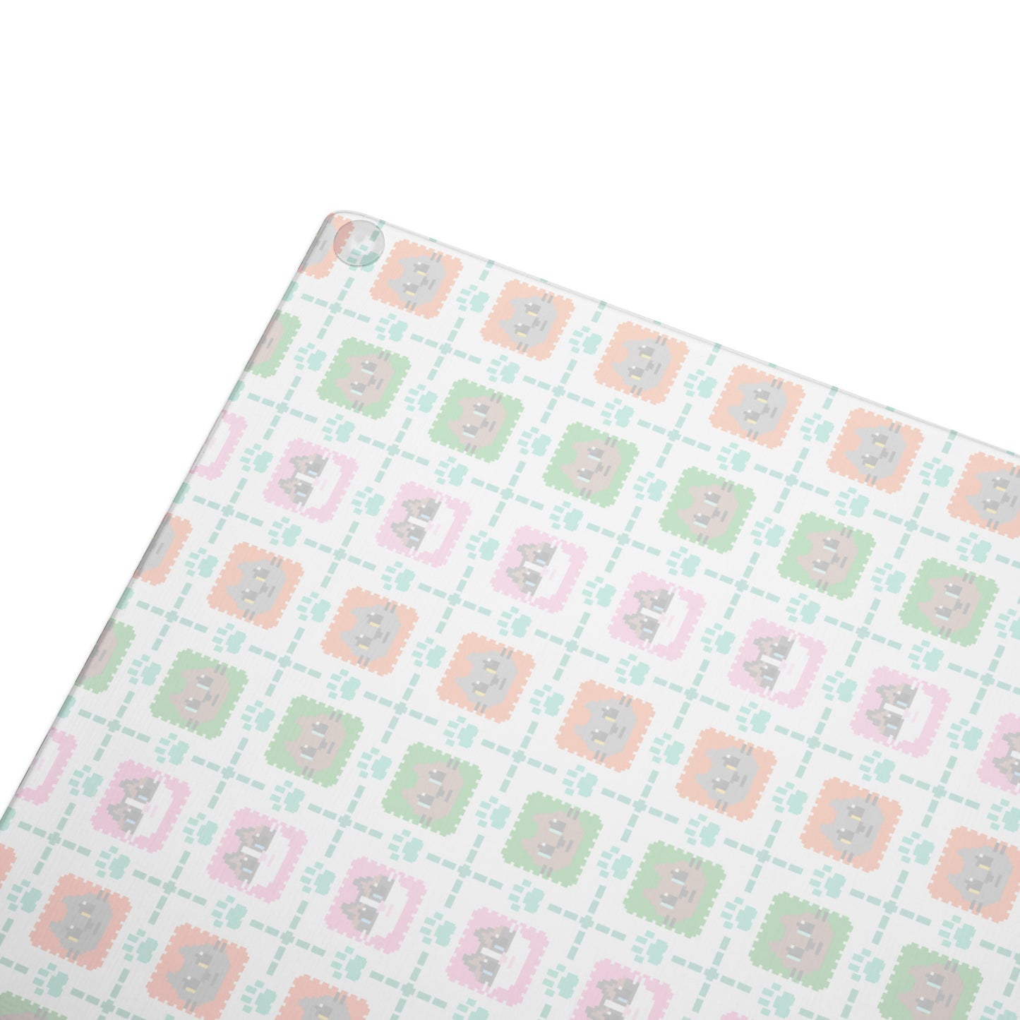 Kawaii Cat 3cats Glass cutting board : Japanese Design
