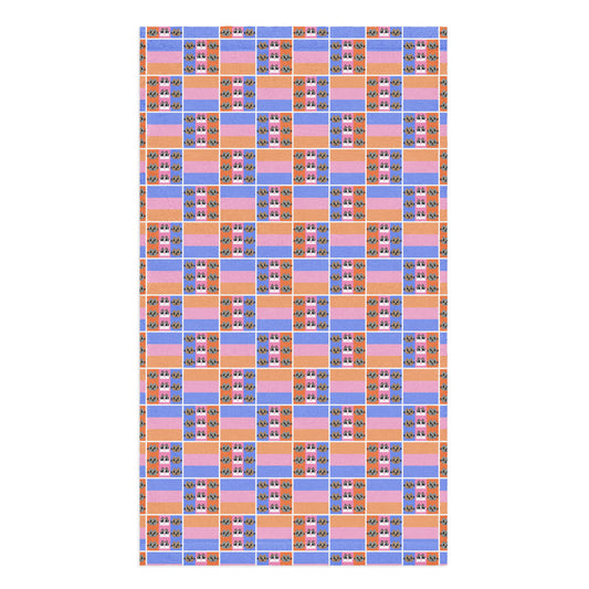 Kawaii Cat : Japanese Design 3cats Hand towel