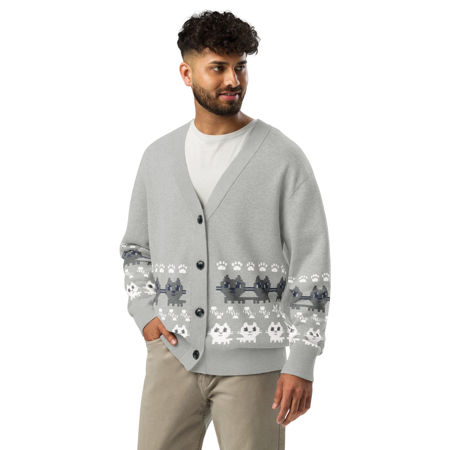 Kawaii Cat Knitted cardigan Kyoro Kyoro