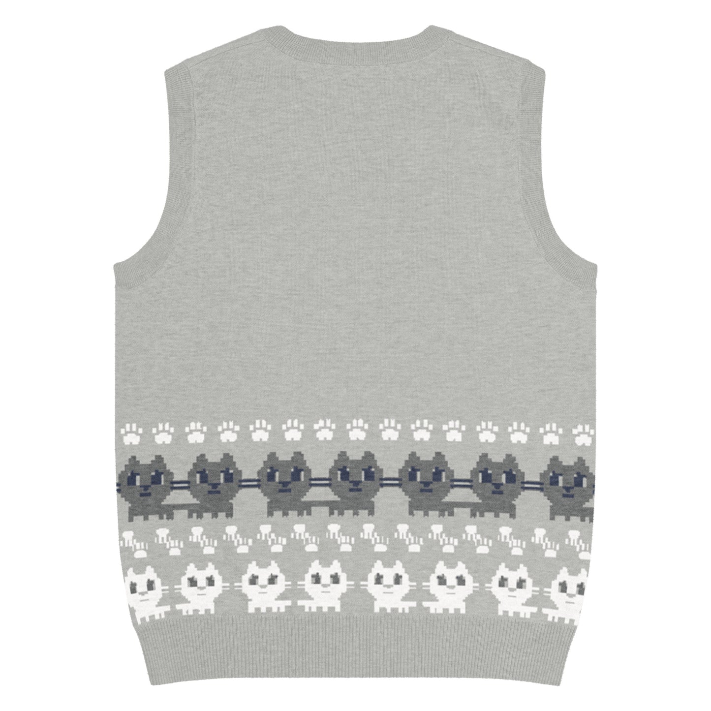 Kawaii Cat Knit V-neck vest Kyoro Kyoro