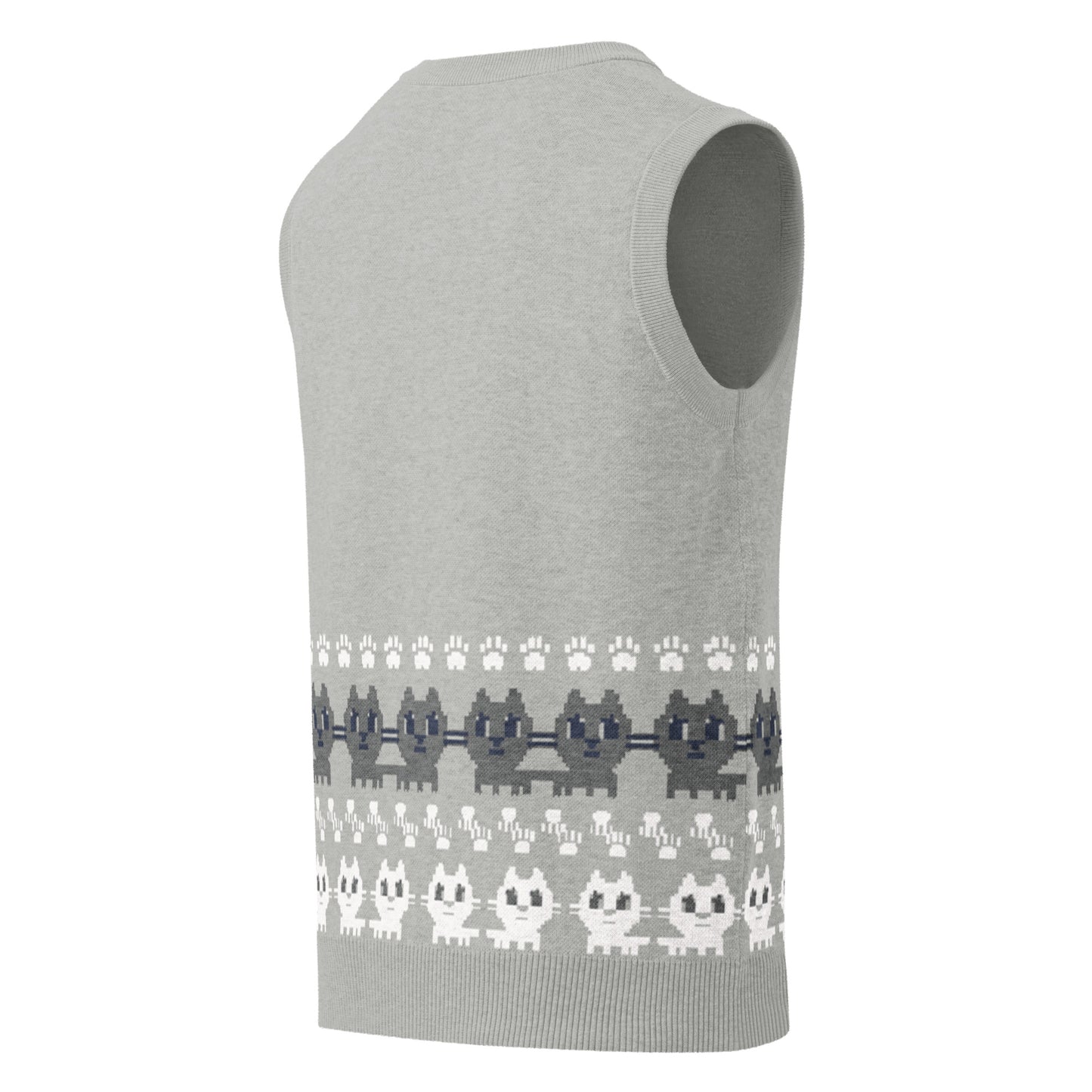 Kawaii Cat Knit V-neck vest Kyoro Kyoro