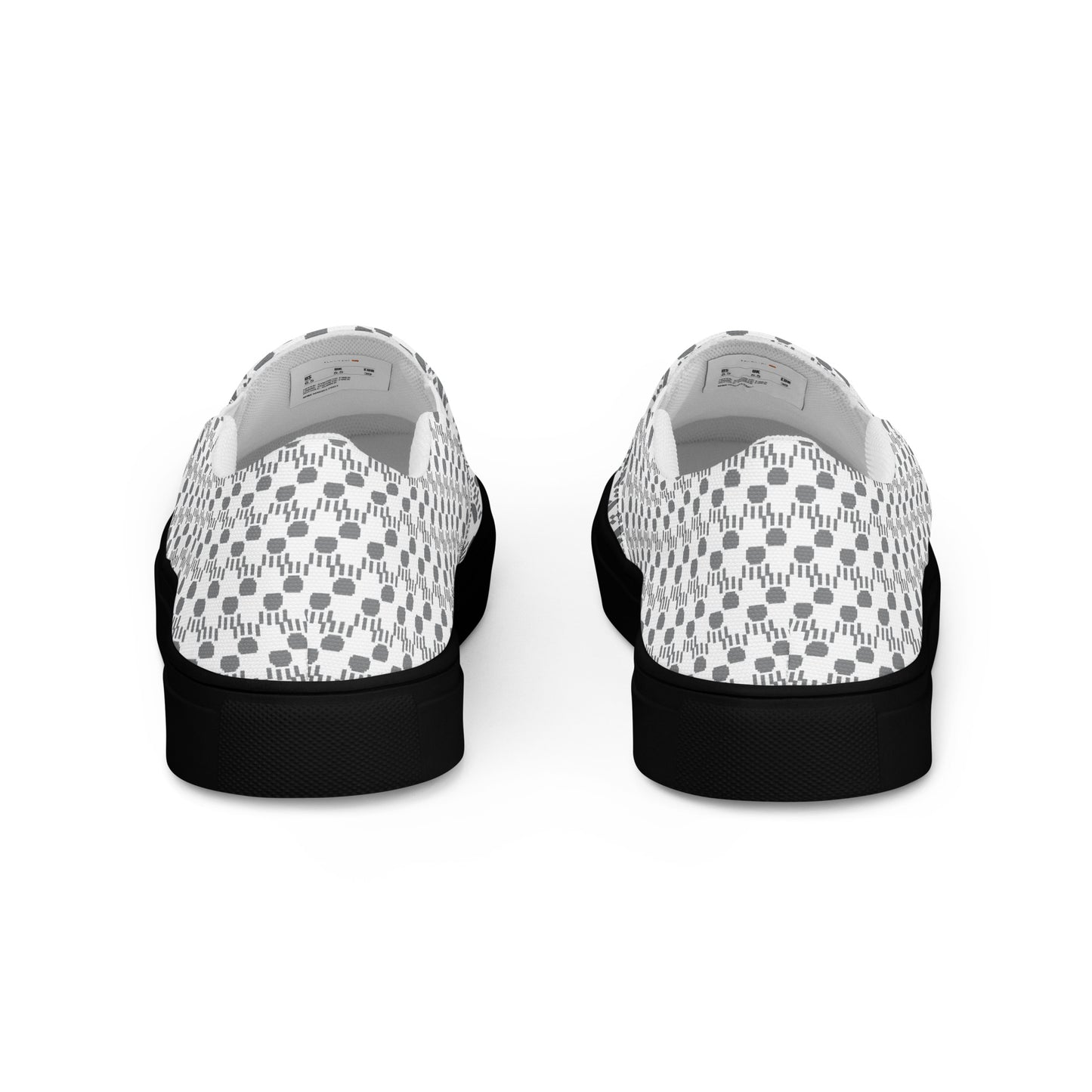 Kawaii Cat Men’s slip-on canvas shoes Paw pads and Claws