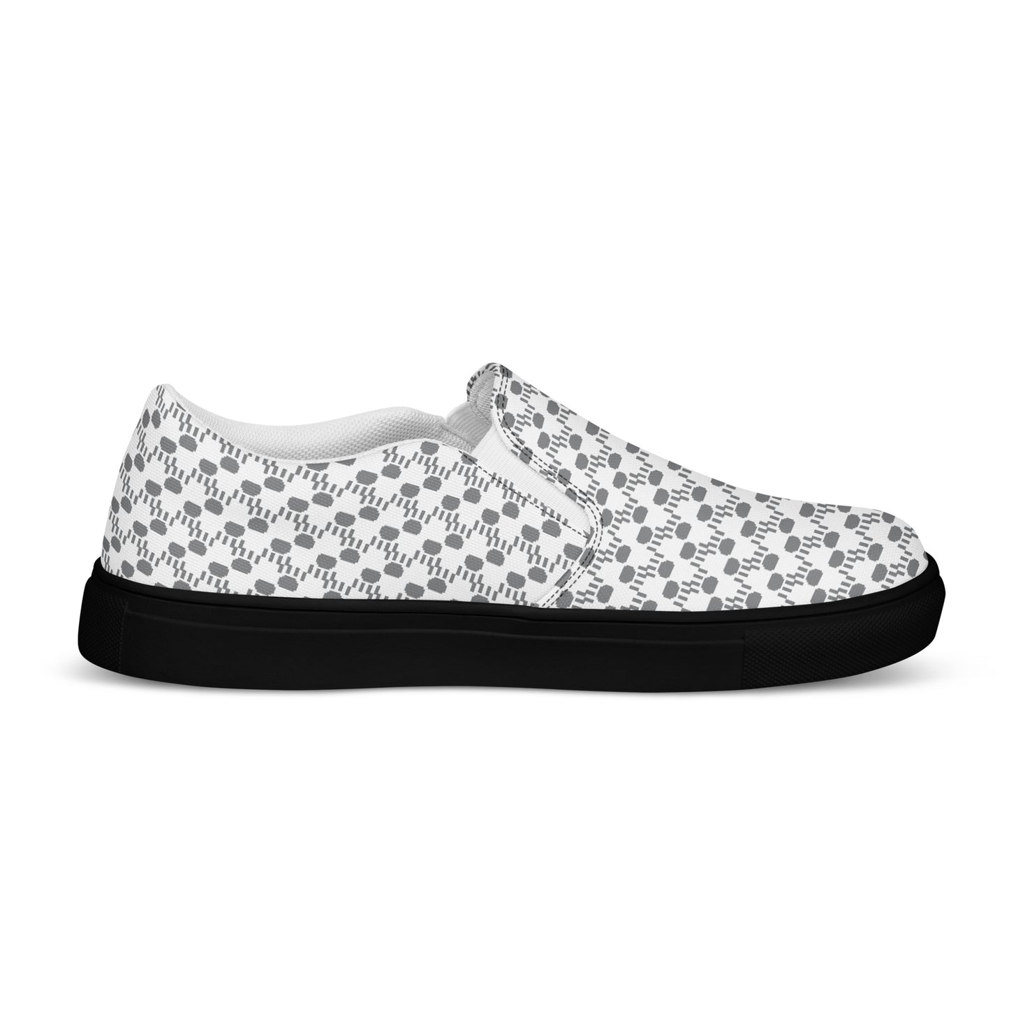 Kawaii Cat Men’s slip-on canvas shoes Paw pads and Claws