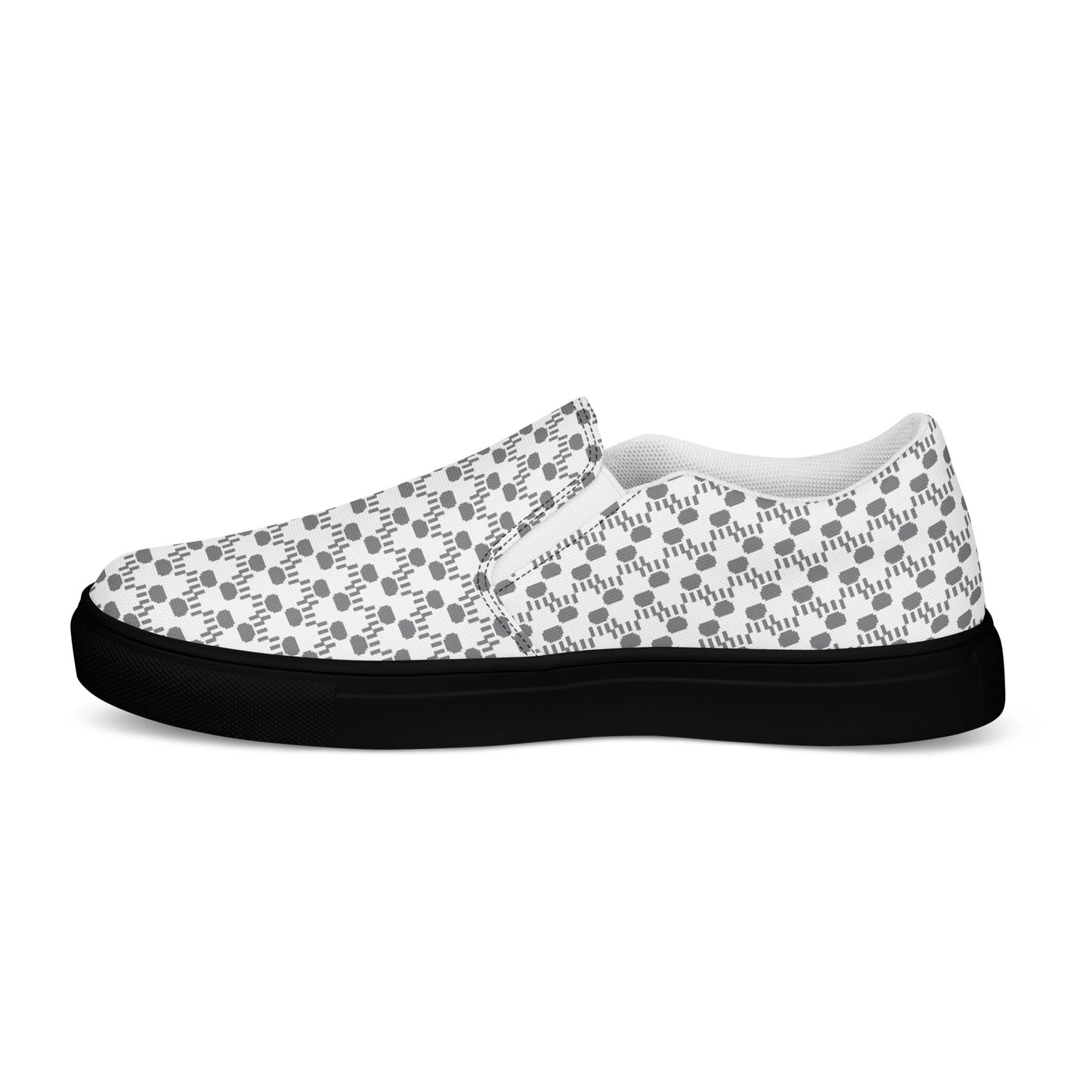Kawaii Cat Men’s slip-on canvas shoes Paw pads and Claws