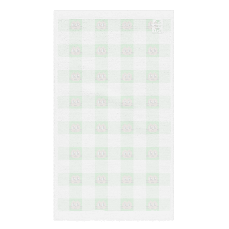 Kawaii Cat Checkered Hand towel Cotora