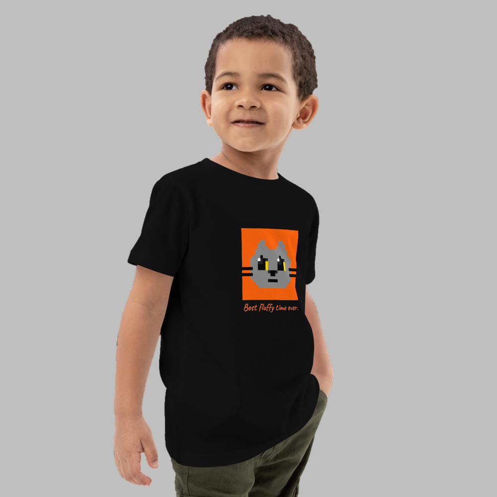 Kawaii Cat Organic cotton kids t-shirt Boddah