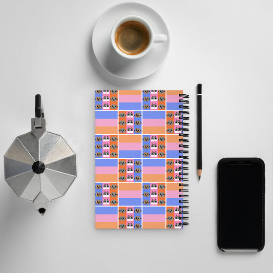 Kawaii Cat : Japanese Design 3cats Spiral notebook