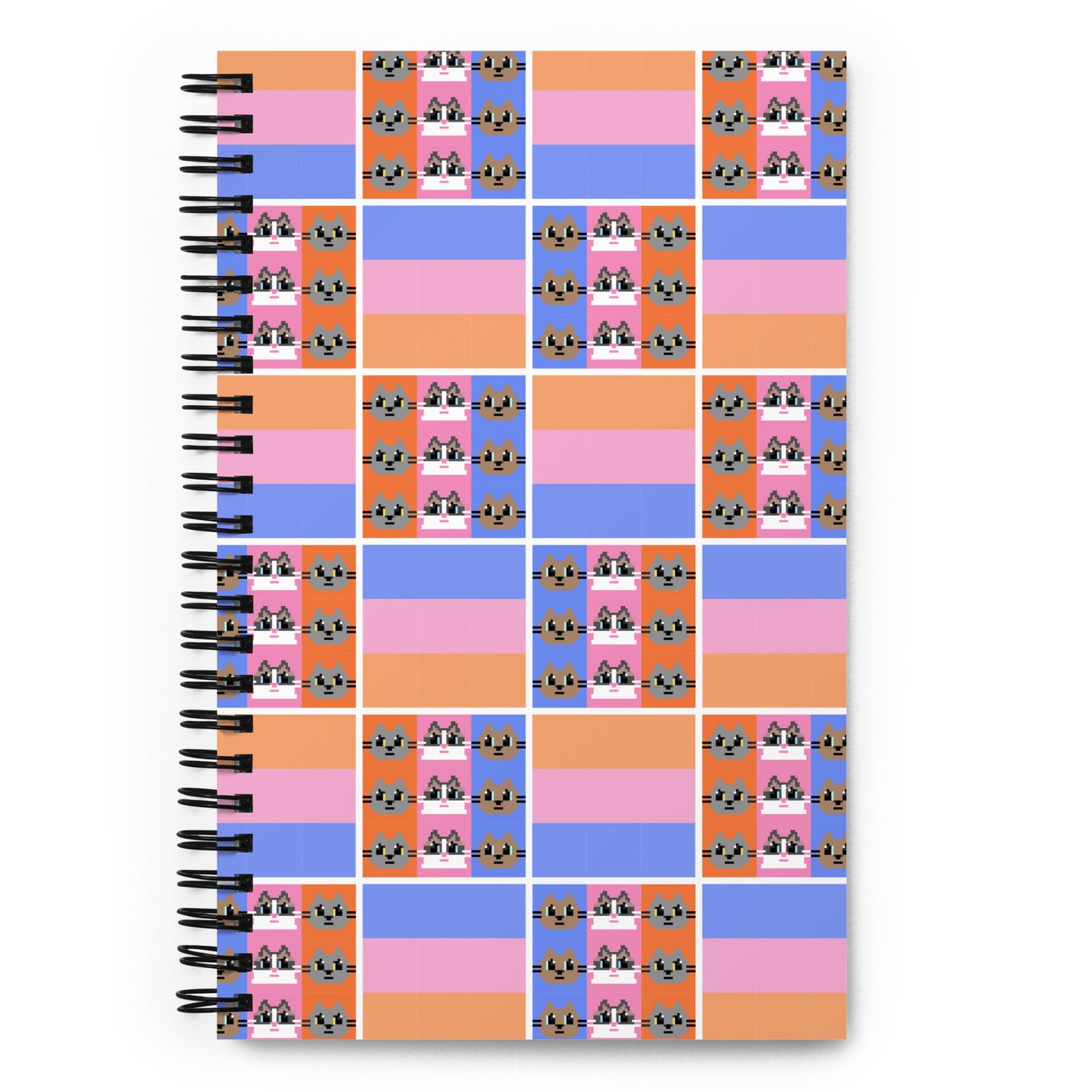 Kawaii Cat : Japanese Design 3cats Spiral notebook