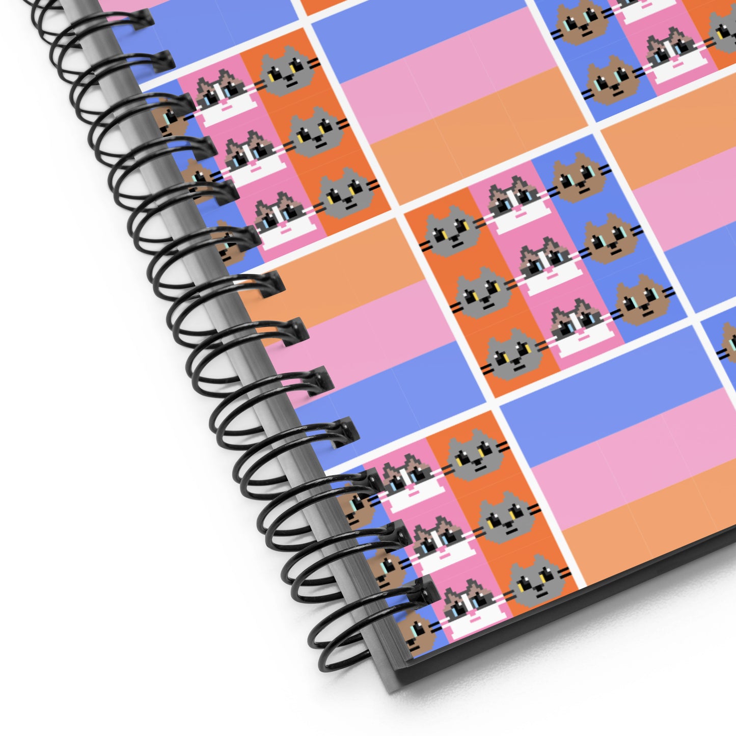 Kawaii Cat : Japanese Design 3cats Spiral notebook