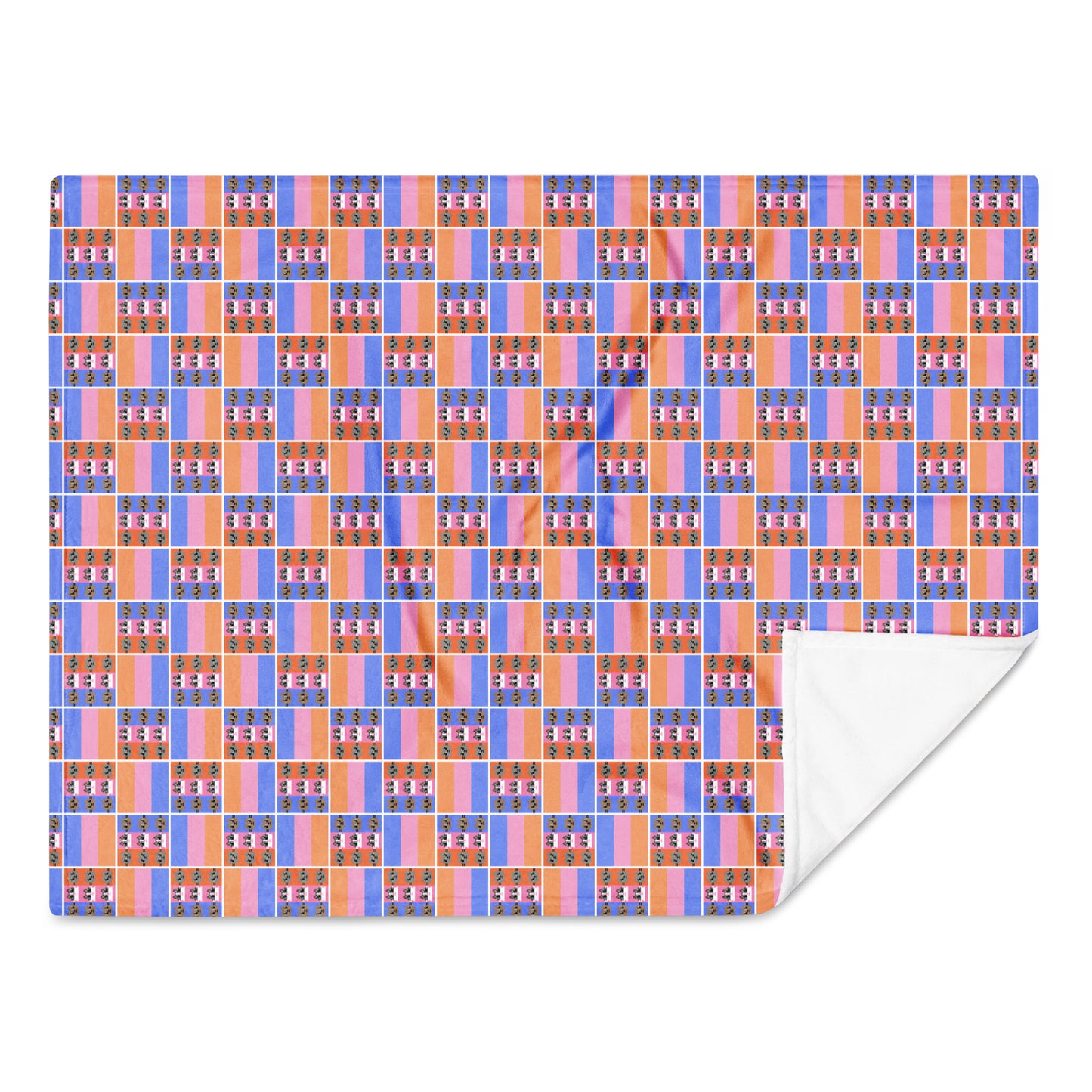 Kawaii Cat : Japanese Design 3cats Throw Blanket