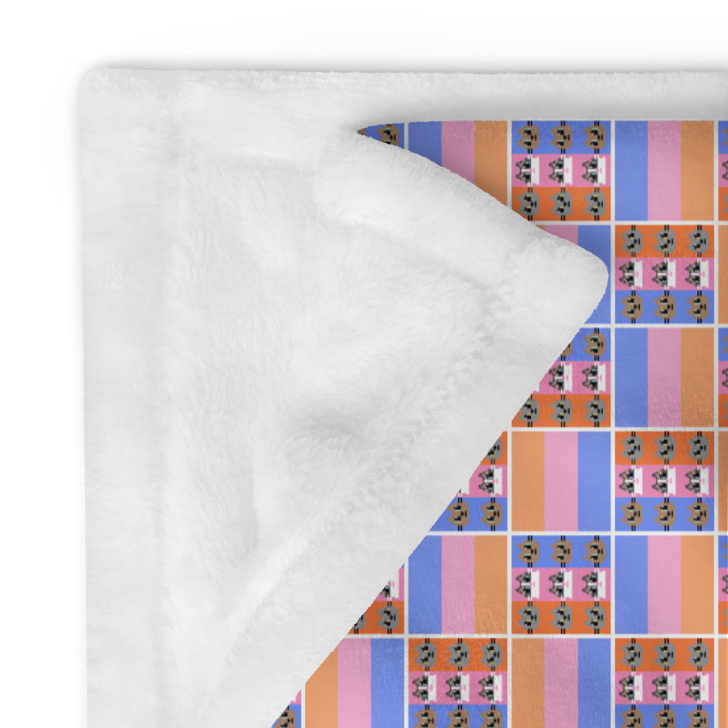 Kawaii Cat : Japanese Design 3cats Throw Blanket