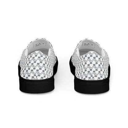 Kawaii Cat Men’s slip-on canvas shoes Paw pads and Claws