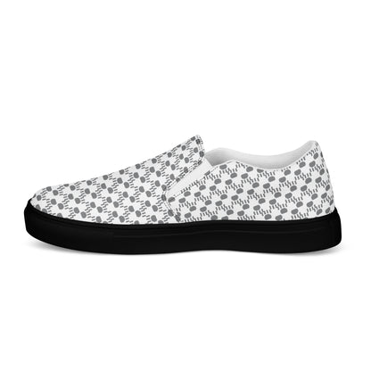 Kawaii Cat Men’s slip-on canvas shoes Paw pads and Claws