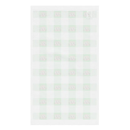 Kawaii Cat Checkered Hand towel Cotora