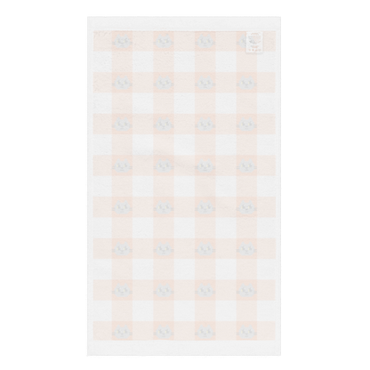 Kawaii Cat Checkered Hand towel Boddah
