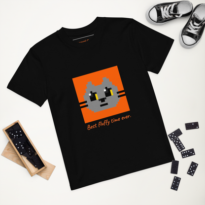 Kawaii Cat Organic cotton kids t-shirt Boddah