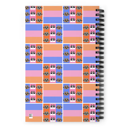 Kawaii Cat : Japanese Design 3cats Spiral notebook