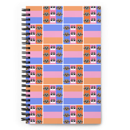 Kawaii Cat : Japanese Design 3cats Spiral notebook