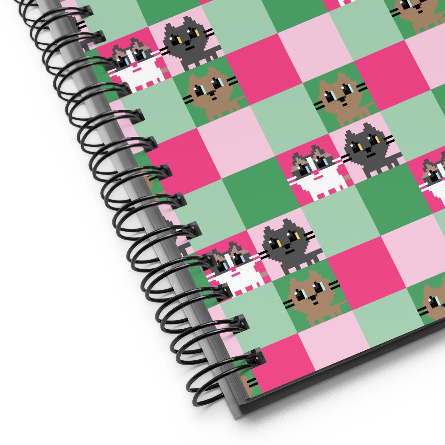 Kawaii Cat Spiral notebook 3cats