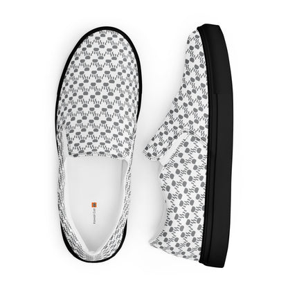 Kawaii Cat Women’s slip-on canvas shoes Paw pads and Claws