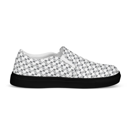 Kawaii Cat Women’s slip-on canvas shoes Paw pads and Claws