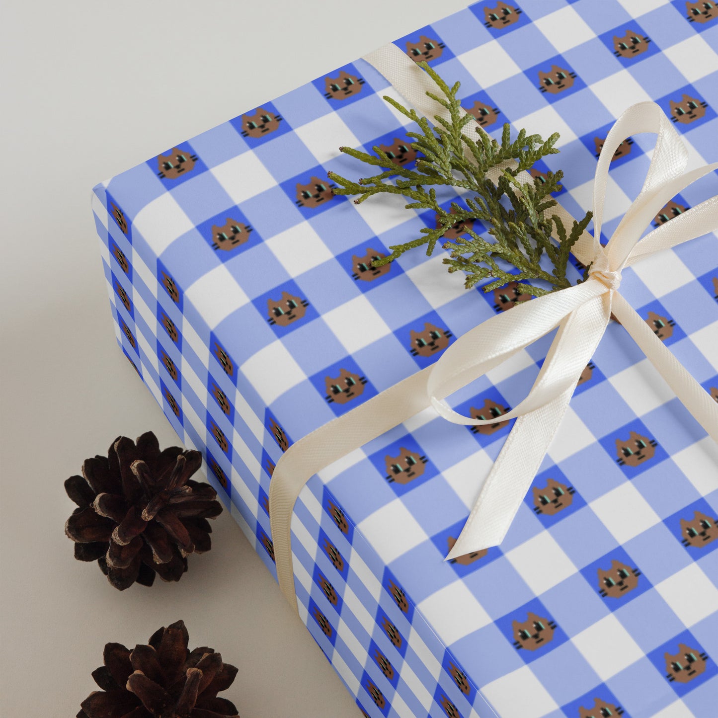 Kawaii Cat Set of 3 Wrapping Paper Sheets