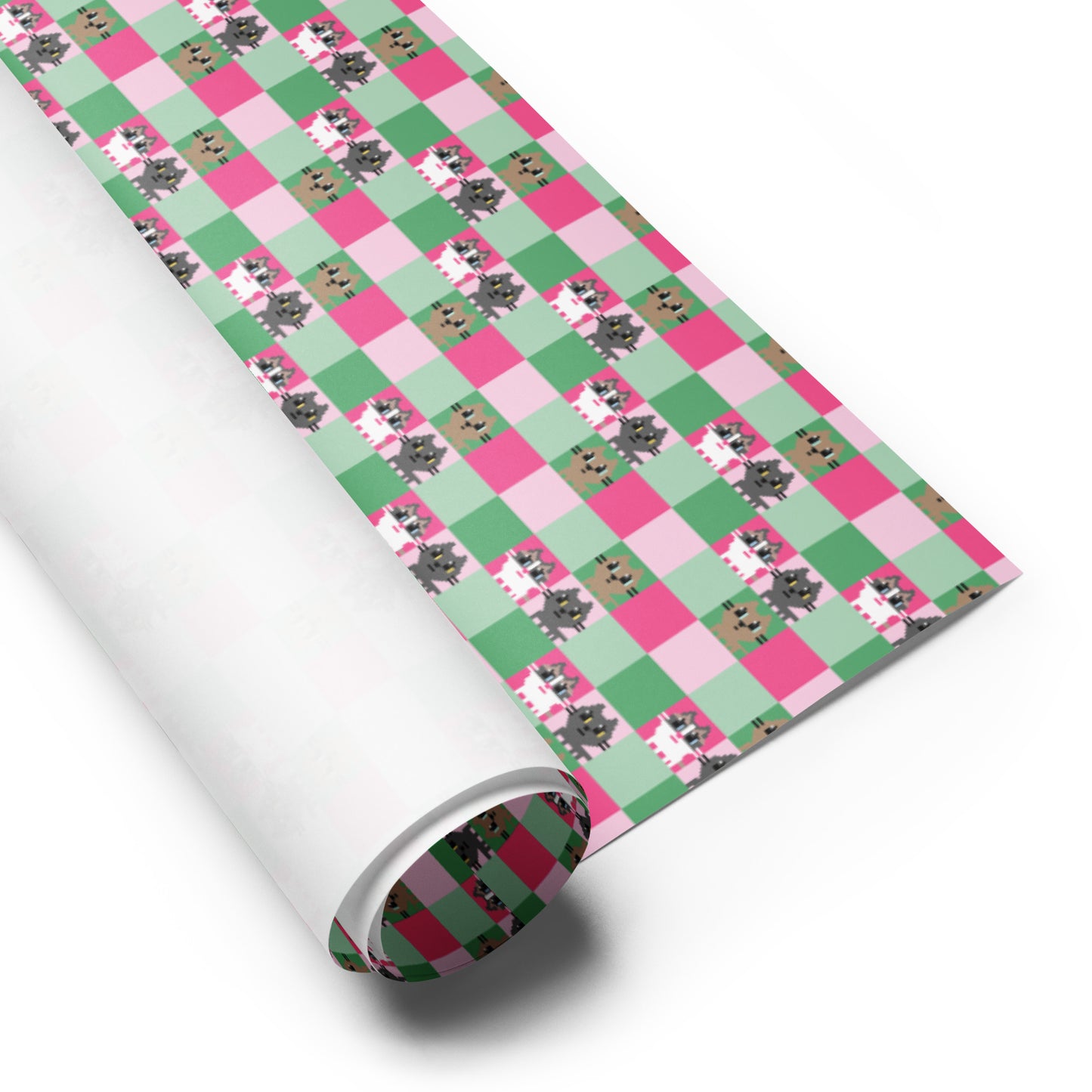 Kawaii Cat Set of 3 Wrapping Paper Sheets